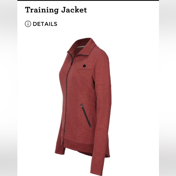 Cabi Training Jacket EUC Size Med. Burgandy slub terry with such a cute fit! - Picture 6 of 7